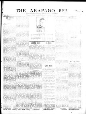 The Arapaho Bee (Arapaho, Okla.), Vol. 27, No. 15, Ed. 1 Friday, April 11, 1919