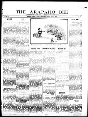 The Arapaho Bee (Arapaho, Okla.), Vol. 27, No. 21, Ed. 1 Friday, May 23, 1919
