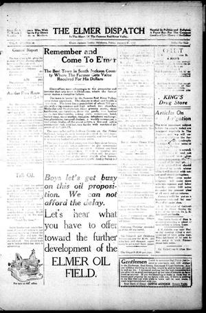 The Elmer Dispatch (Elmer, Okla.), Vol. 1, No. 20, Ed. 1 Friday, January 19, 1912