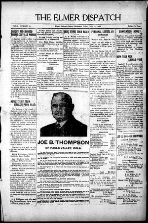 The Elmer Dispatch (Elmer, Okla.), Vol. 1, No. 44, Ed. 1 Friday, July 5, 1912