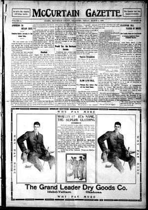 McCurtain Gazette. (Idabel, Okla.), Vol. 4, No. 20, Ed. 1 Friday, March 5, 1909