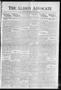 Primary view of The Albion Advocate (Albion, Okla.), Vol. 2, No. 6, Ed. 1 Friday, December 8, 1922