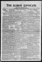 Primary view of The Albion Advocate (Albion, Okla.), Vol. 2, No. 12, Ed. 1 Friday, January 19, 1923