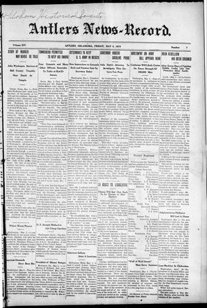 Antlers News-Record. (Antlers, Okla.), Vol. 14, No. 7, Ed. 1 Friday, May 5, 1916