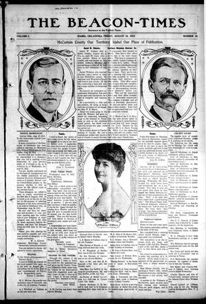The Beacon-Times (Idabel, Okla.), Vol. 3, No. 10, Ed. 1 Friday, August 16, 1912