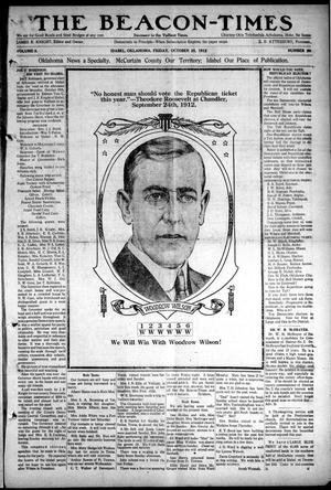 The Beacon-Times (Idabel, Okla.), Vol. 3, No. 20, Ed. 1 Friday, October 25, 1912