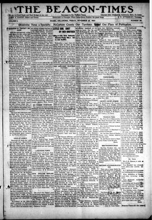 The Beacon-Times (Idabel, Okla.), Vol. 3, No. 24, Ed. 1 Friday, November 22, 1912