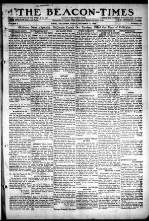 The Beacon-Times (Idabel, Okla.), Vol. 3, No. 27, Ed. 1 Friday, December 13, 1912