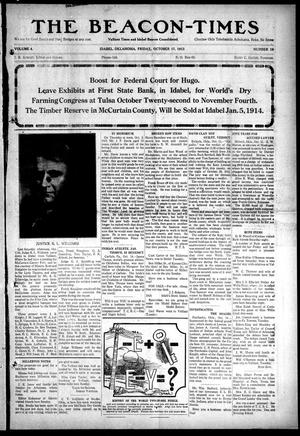 The Beacon-Times (Idabel, Okla.), Vol. 4, No. 19, Ed. 1 Friday, October 17, 1913