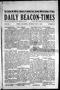 Newspaper: Daily Beacon-Times (Idabel, Okla.), Vol. 1, No. 27, Ed. 1 Saturday, J…