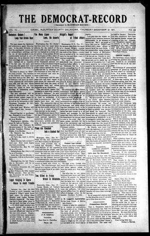 The Democrat-Record (Idabel, Okla.), Vol. 4, No. 42, Ed. 1 Thursday, December 21, 1911
