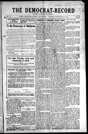 The Democrat-Record (Idabel, Okla.), Vol. 4, No. 43, Ed. 1 Thursday, December 28, 1911