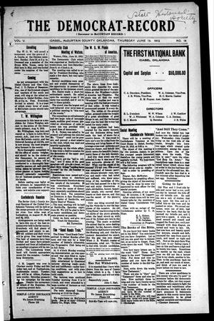 The Democrat-Record (Idabel, Okla.), Vol. 5, No. 14, Ed. 1 Thursday, June 13, 1912