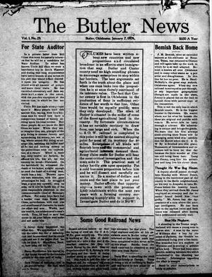 The Butler News (Butler, Okla.), Vol. 1, No. 29, Ed. 1 Friday, January 7, 1910