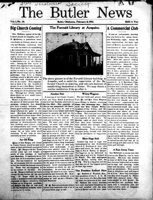 The Butler News (Butler, Okla.), Vol. 1, No. 34, Ed. 1 Friday, February 11, 1910