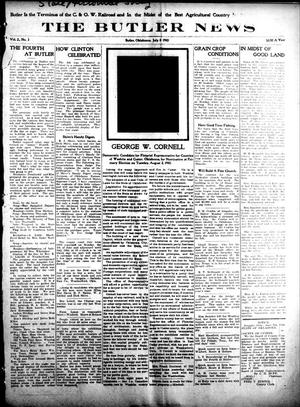 The Butler News (Butler, Okla.), Vol. 2, No. 3, Ed. 1 Friday, July 8, 1910