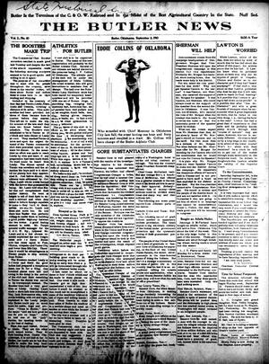 The Butler News (Butler, Okla.), Vol. 2, No. 10, Ed. 1 Friday, September 2, 1910