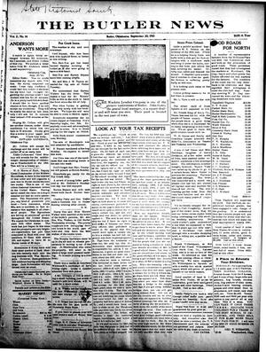 The Butler News (Butler, Okla.), Vol. 2, No. 14, Ed. 1 Friday, September 30, 1910
