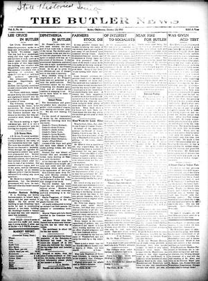 The Butler News (Butler, Okla.), Vol. 2, No. 18, Ed. 1 Friday, October 28, 1910