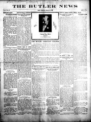 The Butler News (Butler, Okla.), Vol. 2, No. 28, Ed. 1 Friday, January 6, 1911