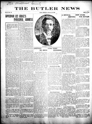The Butler News (Butler, Okla.), Vol. 2, No. 29, Ed. 1 Friday, January 13, 1911
