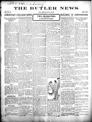 The Butler News (Butler, Okla.), Vol. 2, No. 30, Ed. 1 Friday, January 20, 1911