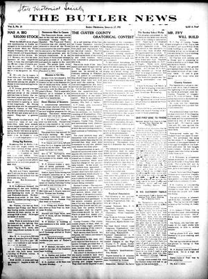 The Butler News (Butler, Okla.), Vol. 2, No. 31, Ed. 1 Friday, January 27, 1911
