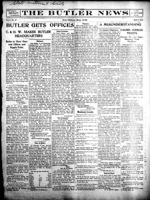 The Butler News (Butler, Okla.), Vol. 2, No. 39, Ed. 1 Friday, March 24, 1911