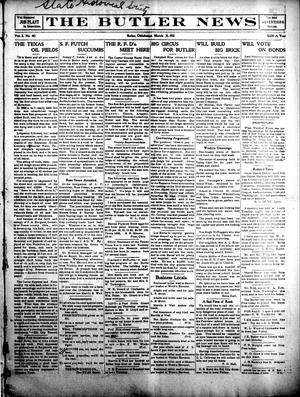The Butler News (Butler, Okla.), Vol. 2, No. 40, Ed. 1 Friday, March 31, 1911