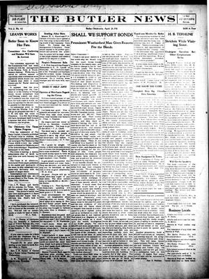 The Butler News (Butler, Okla.), Vol. 2, No. 43, Ed. 1 Friday, April 21, 1911