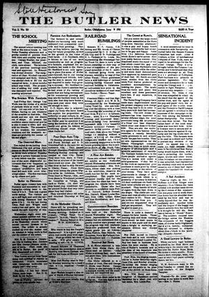 The Butler News (Butler, Okla.), Vol. 2, No. 50, Ed. 1 Friday, June 9, 1911