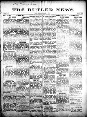 The Butler News (Butler, Okla.), Vol. 3, No. 23, Ed. 1 Friday, December 1, 1911