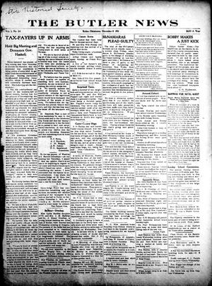 The Butler News (Butler, Okla.), Vol. 3, No. 24, Ed. 1 Friday, December 8, 1911