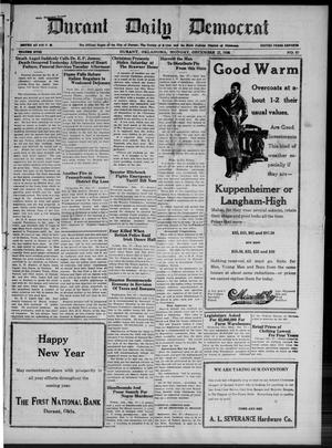 Durant Daily Democrat (Durant, Okla.), Vol. 18, No. 97, Ed. 1 Monday, December 27, 1920