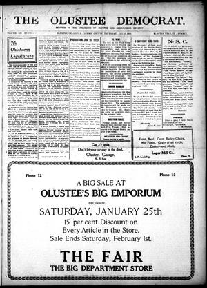 The Olustee Democrat. (Olustee, Okla.), Vol. 12, No. 42, Ed. 1 Thursday, January 23, 1919