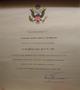Primary view of Memorial Certificate for Lieutenant Colonel Lewis S Kirkpatrick