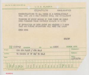 USS Alaska Ticket