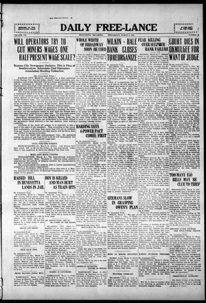 Daily Free-Lance (Henryetta, Okla.), Vol. 7, No. 26, Ed. 1 Wednesday, March 8, 1922
