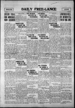 Daily Free-Lance (Henryetta, Okla.), Vol. 6, No. 186, Ed. 1 Wednesday, September 14, 1921