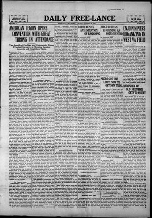 Daily Free-Lance (Henryetta, Okla.), Vol. 6, No. 226, Ed. 1 Monday, October 31, 1921