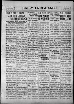 Daily Free-Lance (Henryetta, Okla.), Vol. 6, No. 232, Ed. 1 Tuesday, November 8, 1921