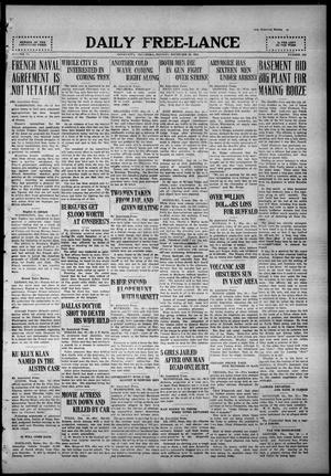 Daily Free-Lance (Henryetta, Okla.), Vol. 6, No. 267, Ed. 1 Monday, December 19, 1921