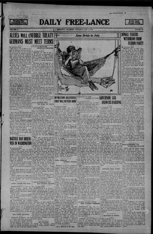 Daily Free-Lance (Henryetta, Okla.), Vol. 5, No. 136, Ed. 1 Wednesday, July 14, 1920