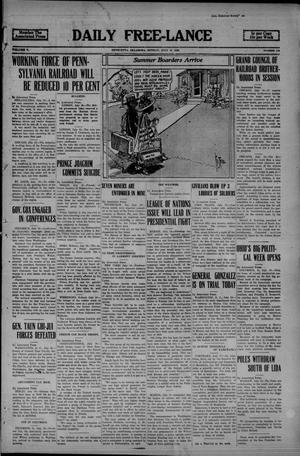 Daily Free-Lance (Henryetta, Okla.), Vol. 5, No. 140, Ed. 1 Monday, July 19, 1920
