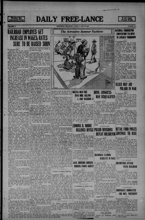 Daily Free-Lance (Henryetta, Okla.), Vol. 5, No. 141, Ed. 1 Tuesday, July 20, 1920