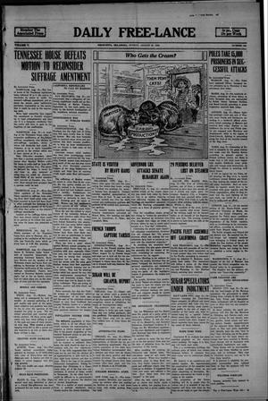Daily Free-Lance (Henryetta, Okla.), Vol. 5, No. 169, Ed. 1 Sunday, August 22, 1920
