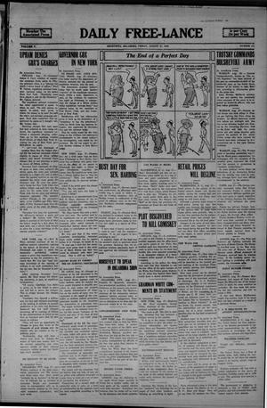 Daily Free-Lance (Henryetta, Okla.), Vol. 5, No. 174, Ed. 1 Friday, August 27, 1920