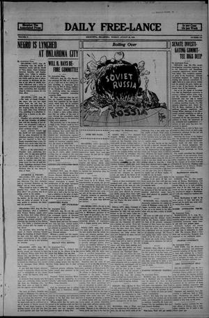 Daily Free-Lance (Henryetta, Okla.), Vol. 5, No. 176, Ed. 1 Monday, August 30, 1920