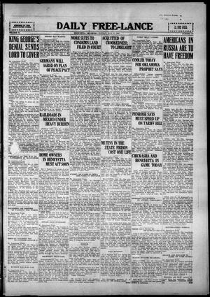 Daily Free-Lance (Henryetta, Okla.), Vol. 6, No. 148, Ed. 1 Sunday, July 31, 1921