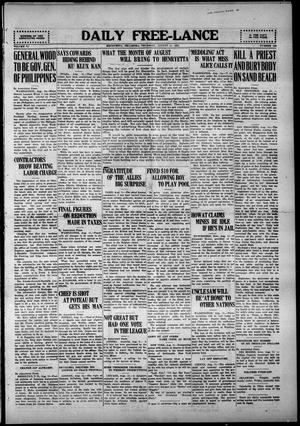 Daily Free-Lance (Henryetta, Okla.), Vol. 6, No. 158, Ed. 1 Thursday, August 11, 1921
